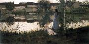William Stott of Oldham The Ferry oil painting reproduction